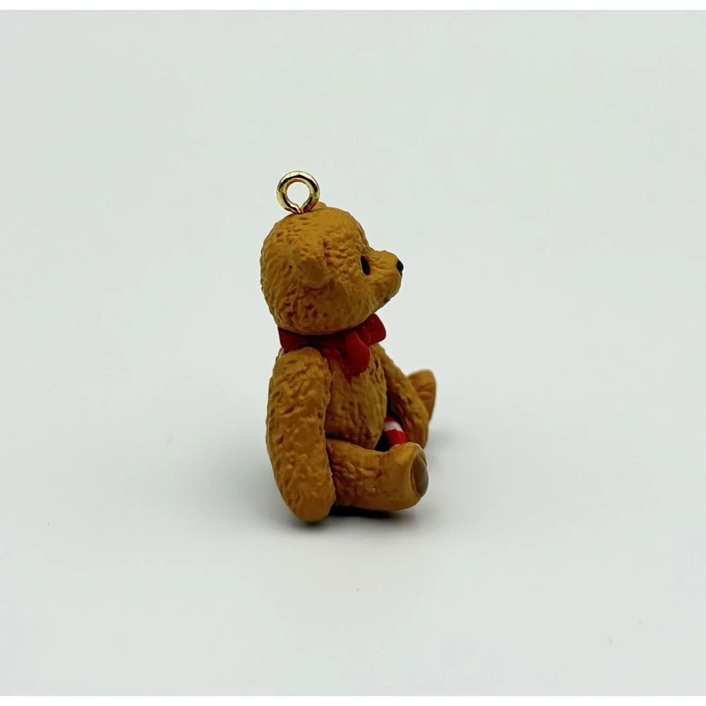 Hallmark Keepsake Ornament Christmas Bear Candy Cane Miniature 1996 Vintage